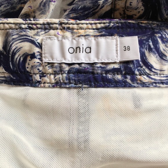 Size 38 ONIA Mens Calder Mediterranean Sails Swim Short - Picture 7 of 13